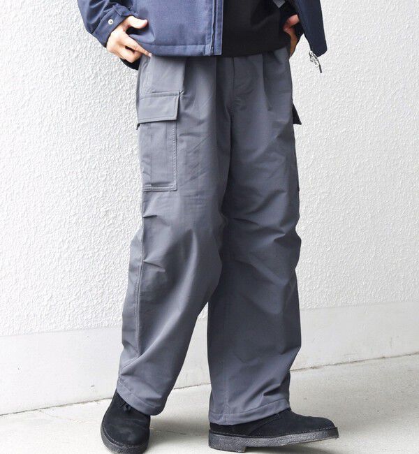SHIPS any「SHIPS any:〈洗濯機可能〉裏起毛 ウォーム スマート ワイド イージー カーゴ パンツ◇」|カーゴ|