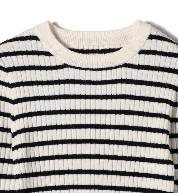 SHIPS Colors 「SHIPS Colors:〈手洗い可能〉ジップ ビスチェ &times; ボーダー ニット セット◇」|ニット・セーター|