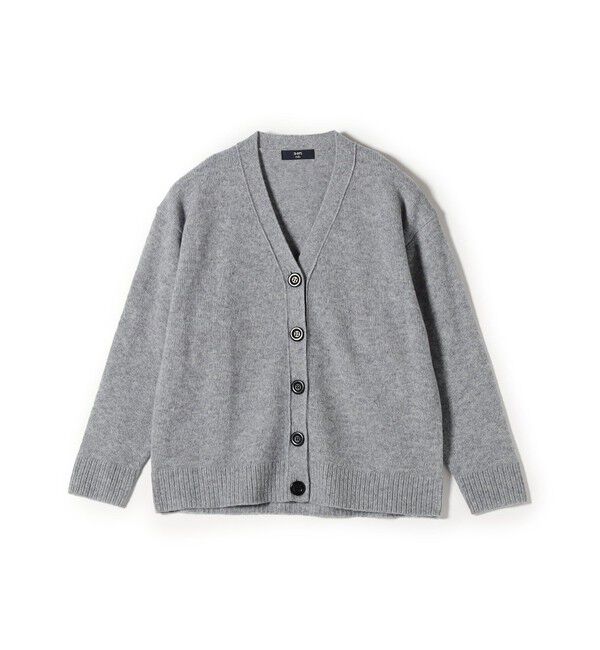 SHIPS Colors 「SHIPS Colors:〈手洗い可能〉CASHMILE(R) Vネック カーディガン」|カーディガン|ライトグレー