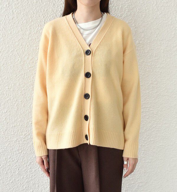 SHIPS Colors 「SHIPS Colors:〈手洗い可能〉CASHMILE(R) Vネック カーディガン」|カーディガン|