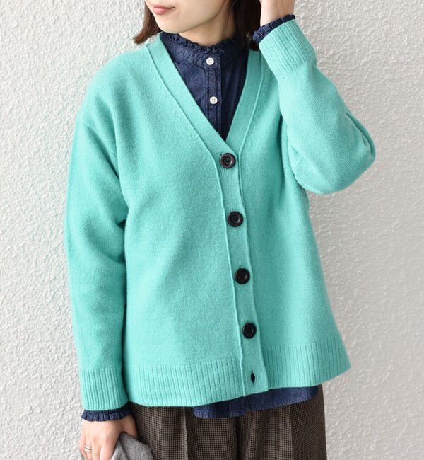 SHIPS Colors 「SHIPS Colors:〈手洗い可能〉CASHMILE(R) Vネック カーディガン」|カーディガン|