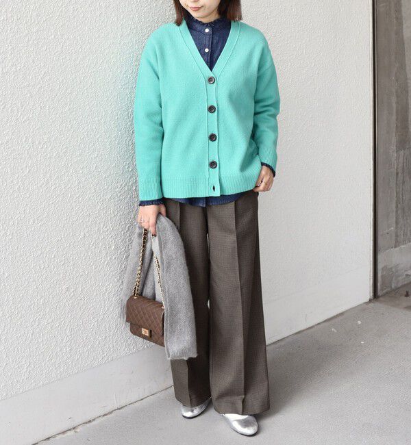 SHIPS Colors 「SHIPS Colors:〈手洗い可能〉CASHMILE(R) Vネック カーディガン」|カーディガン|