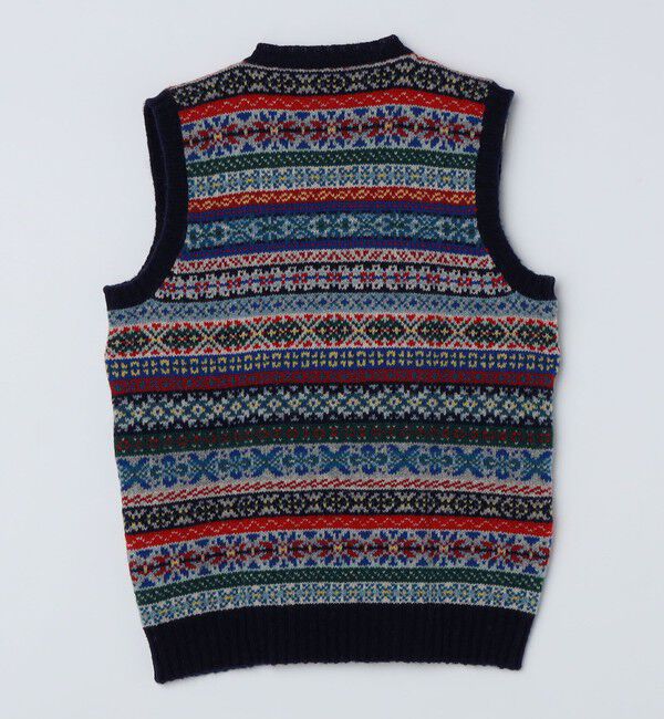 SHIPS「JAMIESONS KNITWEAR: FAIRISLE VEST」|ベスト・ジレ|