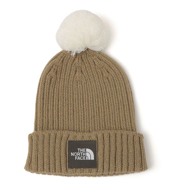 SHIPS any「THE NORTH FACE:〈抗菌防臭/手洗い可能〉ポンポン ニットキャップ <KIDS>」|ニット帽|ベージュ
