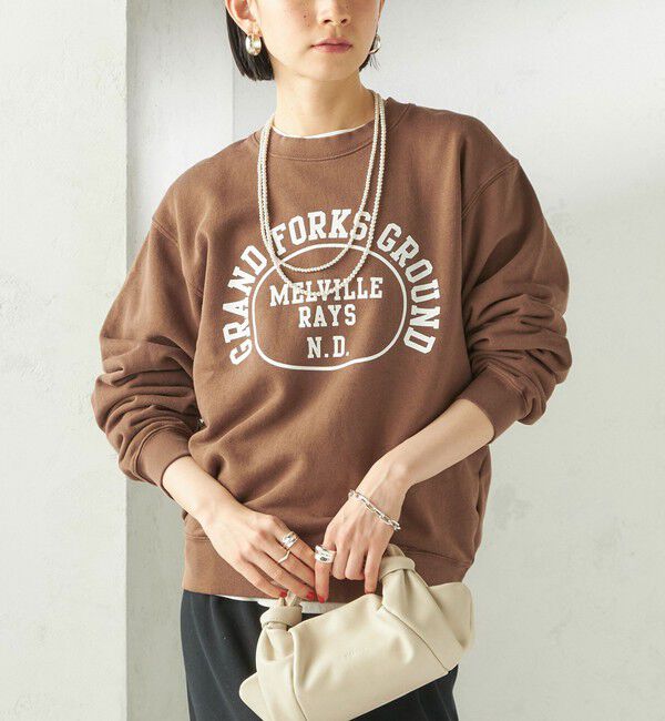 SHIPS for women「【SHIPS別注】Cohn-Goldwater Manufacturing Company:ロゴ スウェット」|スウェット・ジャージ|ブラウン