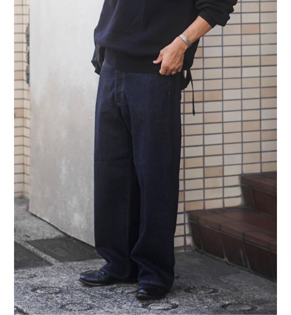 OUTDOOR PRODUCTS Usual Things「ULTデニムミッドライズルーズ5PKT」|デニム|