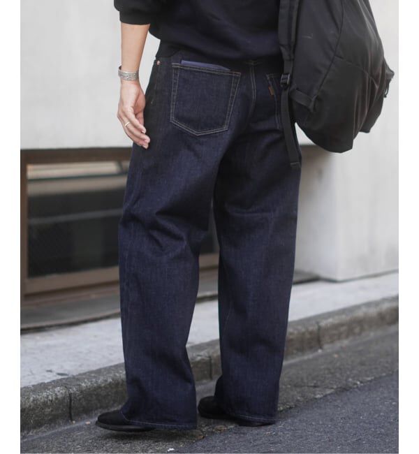 OUTDOOR PRODUCTS Usual Things「ULTデニムミッドライズルーズ5PKT」|デニム|