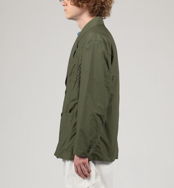 TOMORROWLAND MENS「スーピマコットンタイプライター 4Bダブルブレステッドジャケット」|テーラードジャケット|