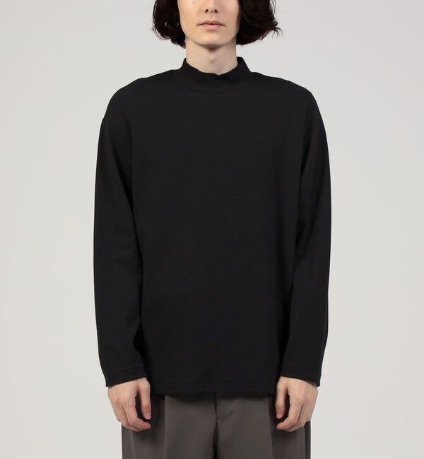 TOMORROWLAND MENS「スビンスムース モックネックロングスリーブカットソー」|Tシャツ・カットソー|