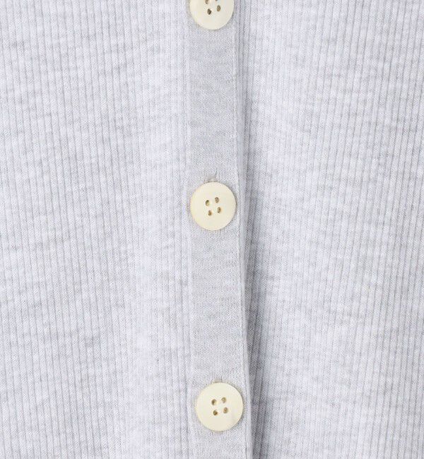 GALERIE VIE「ギザコットンリブ Vネックロングカーディガン」|カーディガン|