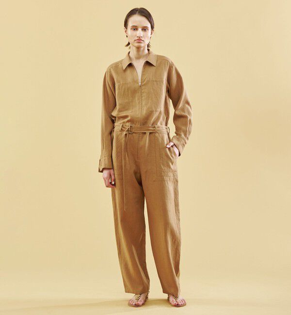 GALERIE VIE「フレンチリネン ジャンプスーツ」|オールインワン|