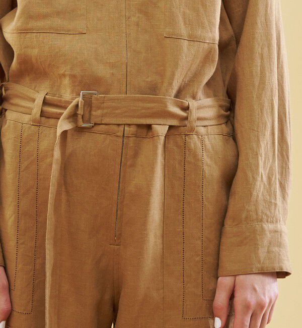 GALERIE VIE「フレンチリネン ジャンプスーツ」|オールインワン|