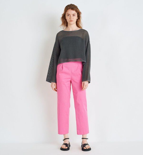 MACPHEE「ストレッチツイル タックパンツ」|その他|