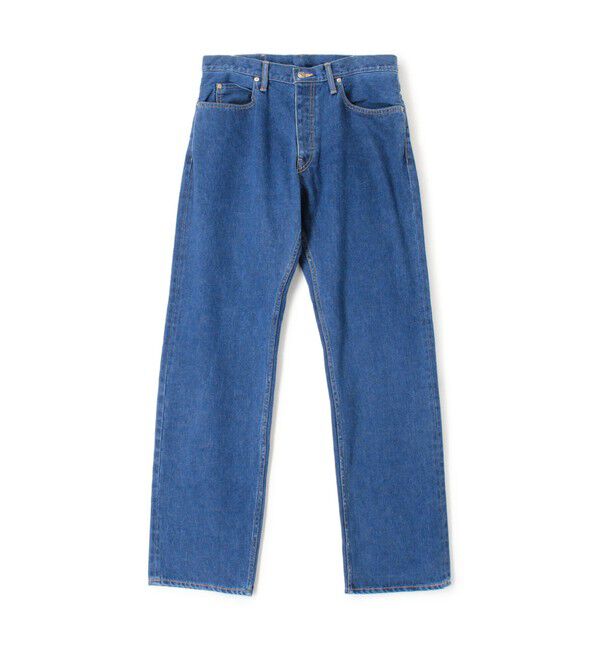 GALERIE VIE「リユースシーアイランドコットン デニムストレートパンツ」|デニム|65 ブルー