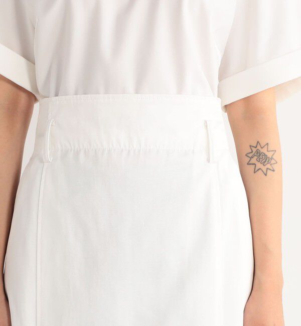 Edition「ポリエステルコットン ペンシルスカート」|スカート|