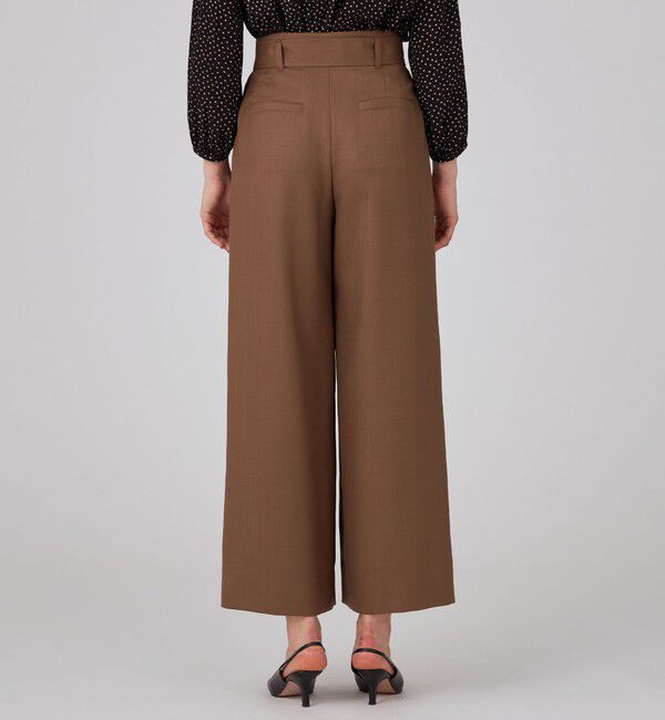 Ballsey「ライトカルゼ ベルテッドパンツ」|スラックス|