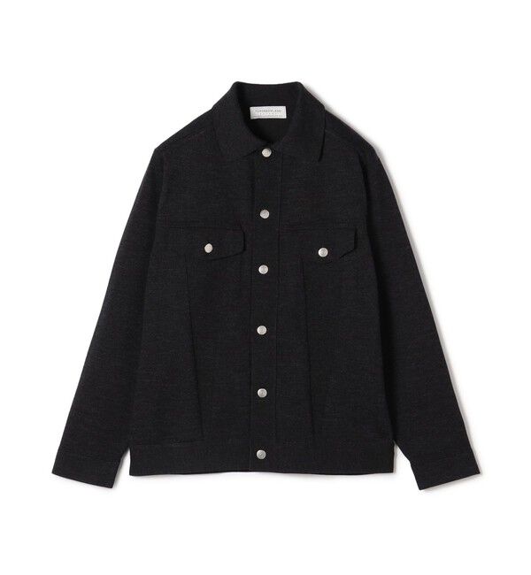 TOMORROWLAND MENS「ポリエステルウール ニットGジャン」|ニット・セーター|17 チャコールグレー