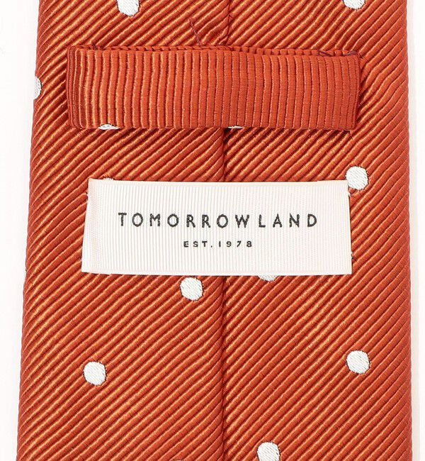 TOMORROWLAND GOODS「TOMORROWLAND コットンシルク ドットネクタイ」|ネクタイ・蝶ネクタイ|