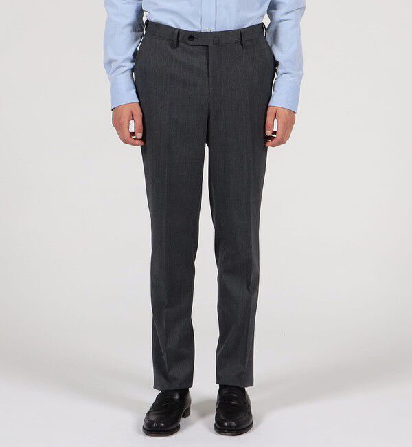 TOMORROWLAND MENS「ウールポリエステルギャバジン ノープリーツスリムスラックス」|スラックス|