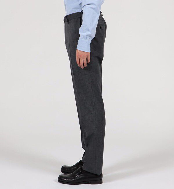 TOMORROWLAND MENS「ウールポリエステルギャバジン ノープリーツスリムスラックス」|スラックス|