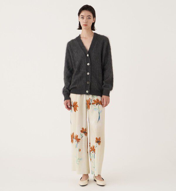 DES PRES「ピュアカシミヤファー Vネックカーディガン」|カーディガン|