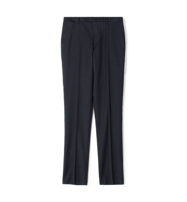 TOMORROWLAND MENS「ストレッチサキソニー ノープリーツスリムスラックス MARLANE」|スラックス|69 ネイビー