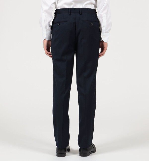 TOMORROWLAND MENS「ストレッチサキソニー ノープリーツスリムスラックス MARLANE」|スラックス|