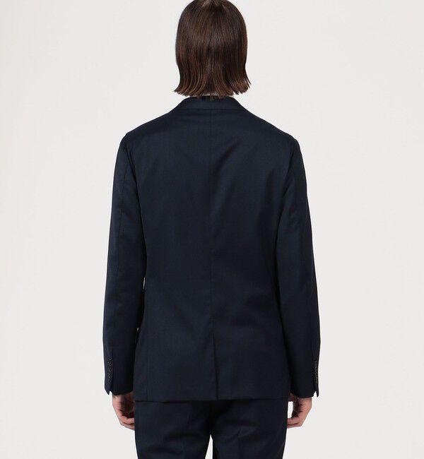 TOMORROWLAND MENS「ストレッチサキソニー シングルブレステッド2Bジャケット」|テーラードジャケット|