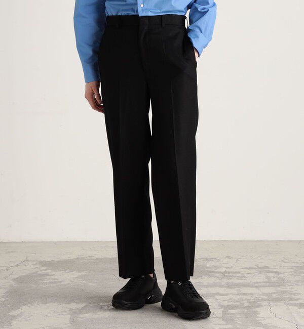 Edition「ウールサキソニータックパンツ」|チノ|