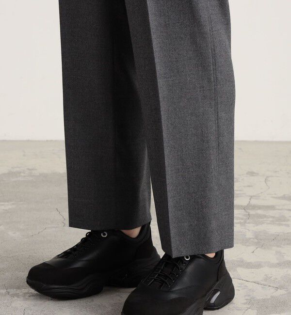 Edition「ウールサキソニータックパンツ」|チノ|