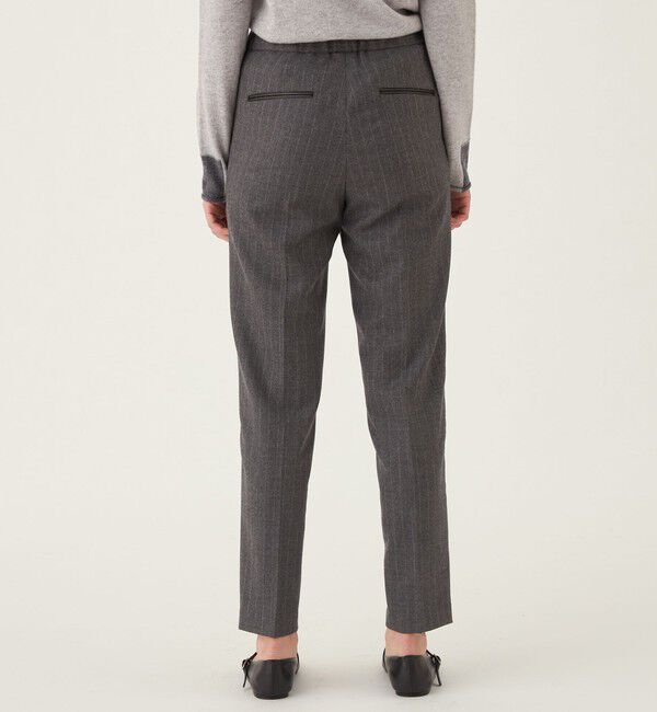 GALERIE VIE「ライトフラノストレッチ シガレットパンツ」|スラックス|