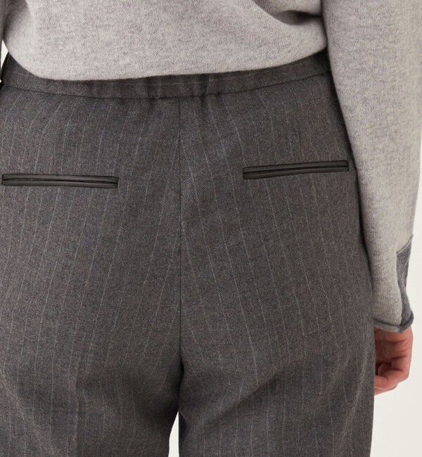 GALERIE VIE「ライトフラノストレッチ シガレットパンツ」|スラックス|