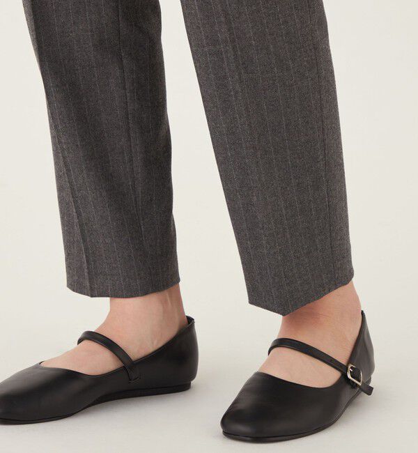 GALERIE VIE「ライトフラノストレッチ シガレットパンツ」|スラックス|