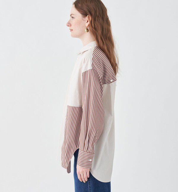 MACPHEE「パッチワークシャーティングシャツ」|シャツ・ブラウス|