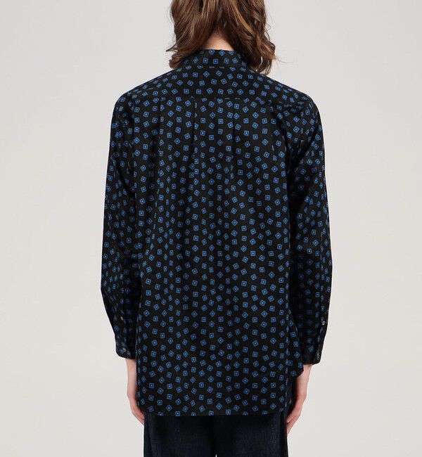 TOMORROWLAND MENS「コットンサテンプリント プルオーバータックシャツ」|シャツ・ブラウス|