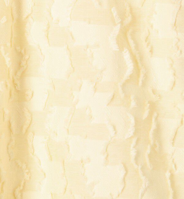 MACPHEE「シアーカットジャカード スタンドネックブラウス」|シャツ・ブラウス|