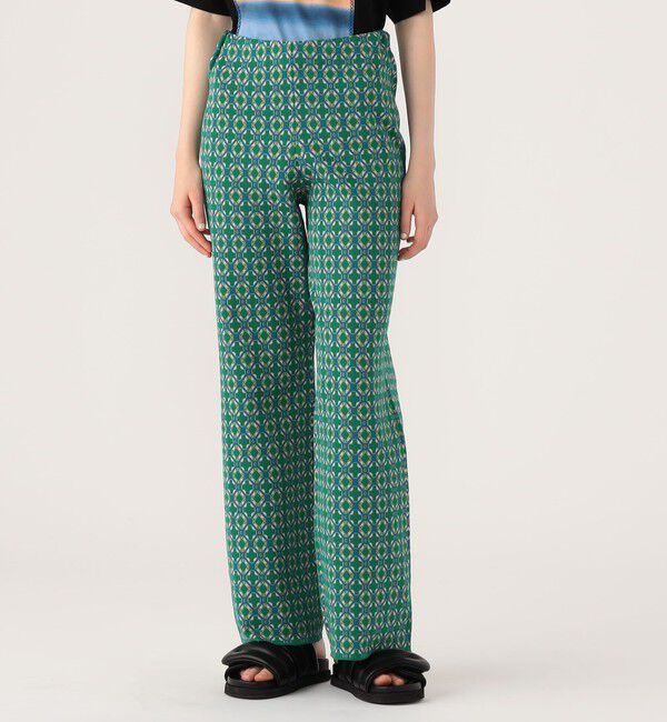 CABaN「クロスタイルジャカード ニットパンツ」|その他|