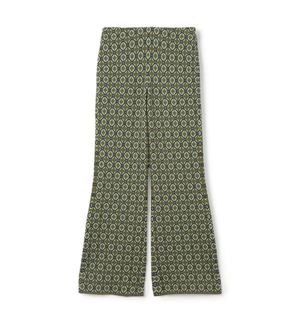 CABaN「クロスタイルジャカード ニットパンツ」|その他|58 ダークグリーン系