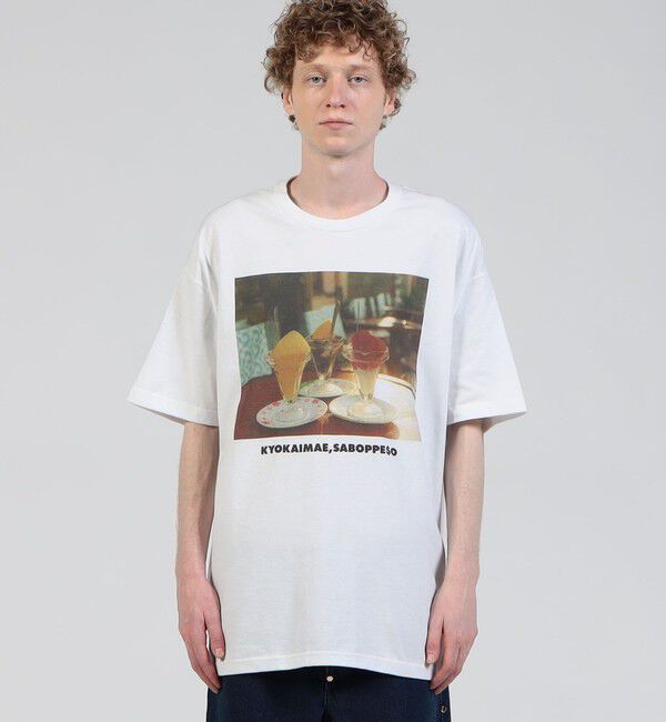 TOMORROWLAND BUYING WEAR「TANG TANG KYOKAIMAE，SABOPPESO PHOTO Tシャツ」|Tシャツ・カットソー|