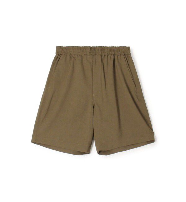 TOMORROWLAND MENS「ポリエステルウールポプリン イージーショーツ」|その他|45 キャメル