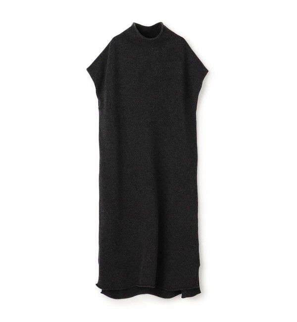 GALERIE VIE「ラムズウール ビルドネックワンピース」|ワンピース|17 チャコールグレー