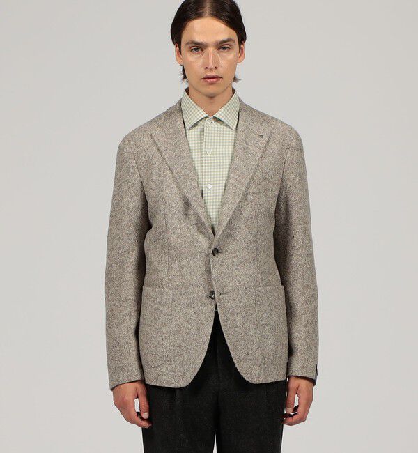 TOMORROWLAND BUYING WEAR「TAGLIATORE G-DAKAR22K ウールシルク シングルブレステッド2Bジャケット」|テーラードジャケット|