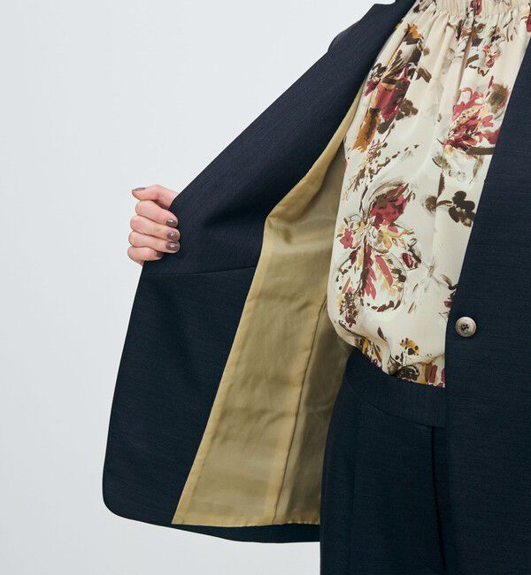 TOMORROWLAND collection「ポリエステルウールモクロディ キザミカラージャケット」|その他|