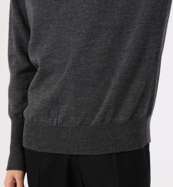 BACCA「ウールムリネ クルーネックニットプルオーバー」|ニット・セーター|