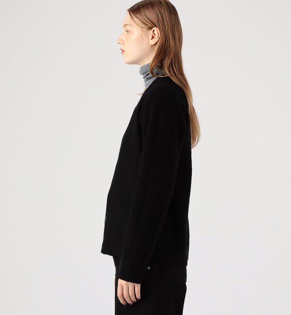 Edition「コットンポリエステル Vネックニットカーディガン」|カーディガン|