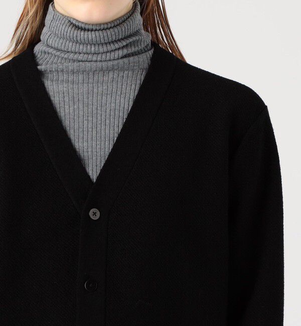 Edition「コットンポリエステル Vネックニットカーディガン」|カーディガン|