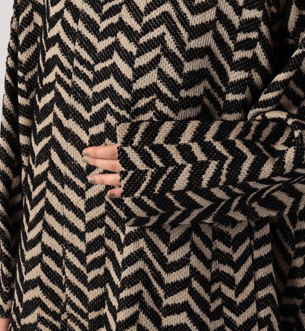 TOMORROWLAND GOODS「HAVERSACK ウールロービングヘリンボーン バルカラーコート」|ステンカラーコート|