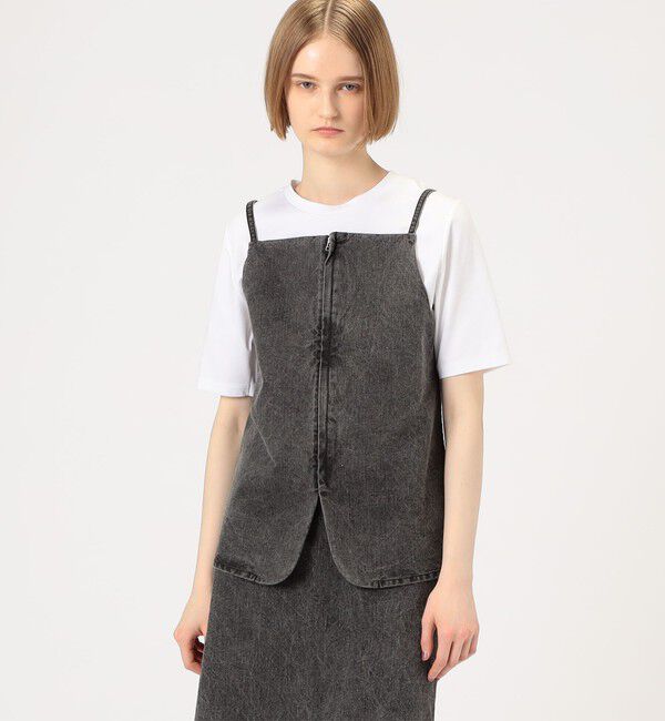 Edition「ガーメントウォッシュ ジップトップス」|シャツ・ブラウス|