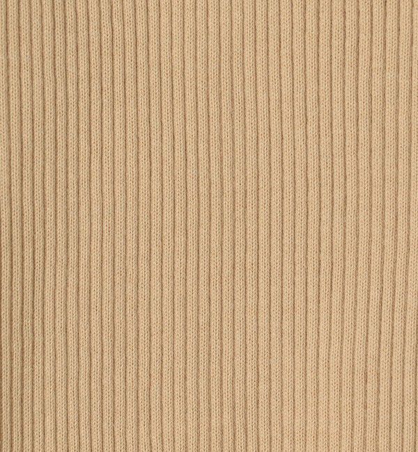 MACPHEE「コットンリブ クルーネックカーディガン」|カーディガン|