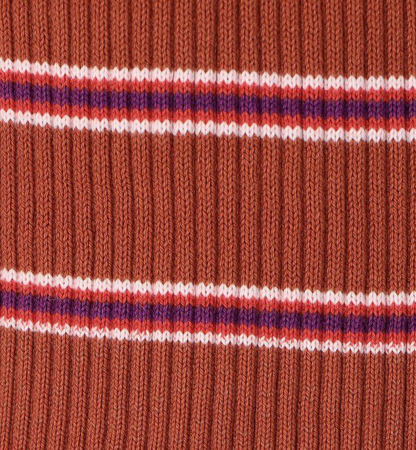 MACPHEE「コットンリブ クルーネックカーディガン」|カーディガン|